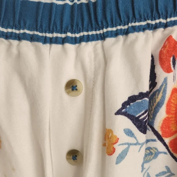 Anthropologie Floral Flannel Pajama Pants - Picture 5 of 8